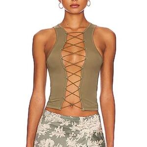 Miaou Mystic tank in Moss